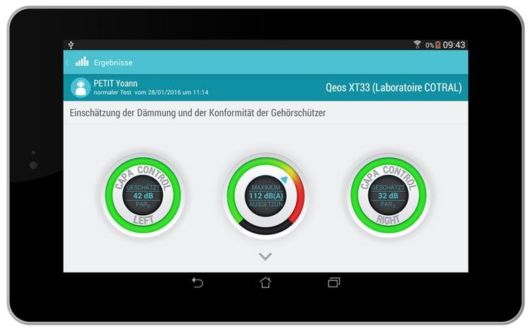Konformität und Wirksamkeit der Gehörschützer Beispiel der CAPA-Testergebnisse